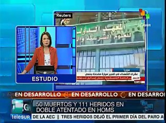 Aumentan los actos terroristas en Siria; 40 muertos en Homs