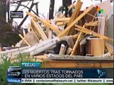 Suman ya 29 los muertos tras paso de tornados en EE.UU.