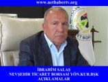 Nevşehir Ticaret Borsası başkanı İbrahim Salaş nethabertv.org Röpörtajı