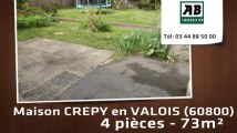 A vendre - maison - CREPY en VALOIS (60800) - 4 pièces - 73m²