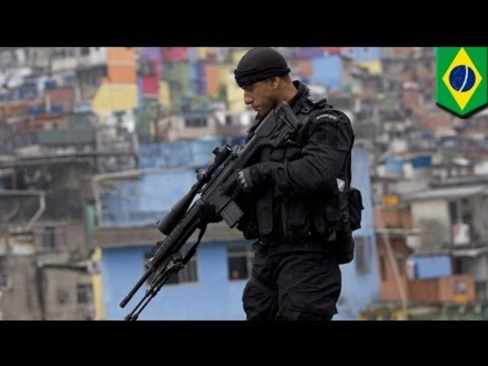 Grandmother killed by stray bullet in gunbattle between cops and gangsters in Rio de Janeiro slum