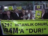 UŞAKLI STK'LAR MISIR'I PROTESTO ETTİ