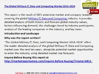 Global Military IT, Data and Computing Market 2024