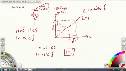 DERS 2 Limit ' in tanımı-epsilon-delta ilişkisi - 2