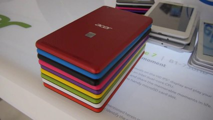 Acer Iconia One 7 Farben im Vergleich [Deutsch]