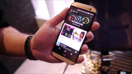 Spotify demo on the HTC One M8 Harmon Kardon Edition