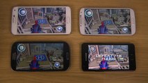 The Amazing Spider-Man 2 Samsung Galaxy S5 vs. S4 vs. S3 vs. S2 Gameplay Comparison