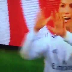 Cristiano Ronalda gol sevinci - Bayer Münih maçı 3. gol