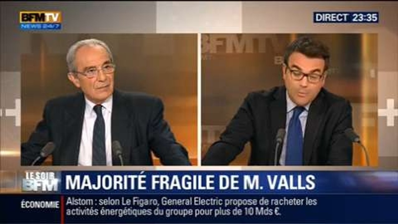 Le Soir BFM: Vote du plan d'économies de 50 milliards d’euros: la majorité de Manuel Valls est-elle fragile ? - 29/04 2/8