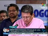 La constituyente, objetivo del Movimiento Bolivariano Nueva Colombia