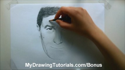 Pencil Art Portrait Drawing of Robert DeNiro