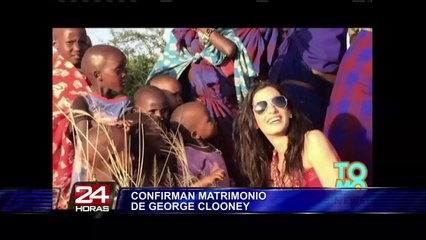 Padre de George Clooney confirmó boda de actor con Amal Alamunddin