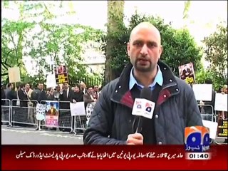 British Pakistanis show solidarity with Hamid Mir