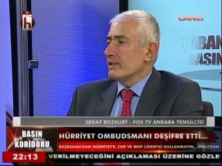 ŞABAN SEVİNÇ İLE BASIN KORİDORU  04-22-2014