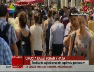 Oruç Tutarken Kalbi Yoran 7 Hata