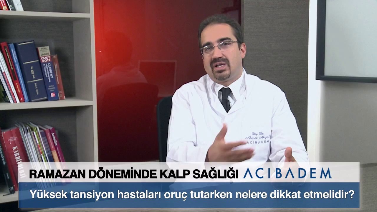 Yüksek Tansiyon Hastaları Oruç Tutarken Nelere Dikkat Etmelidir?