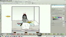 Inkscape Speed Art Dibujando Caricatura Anime Vectorial Practica En La Cama Frente Al Televisor