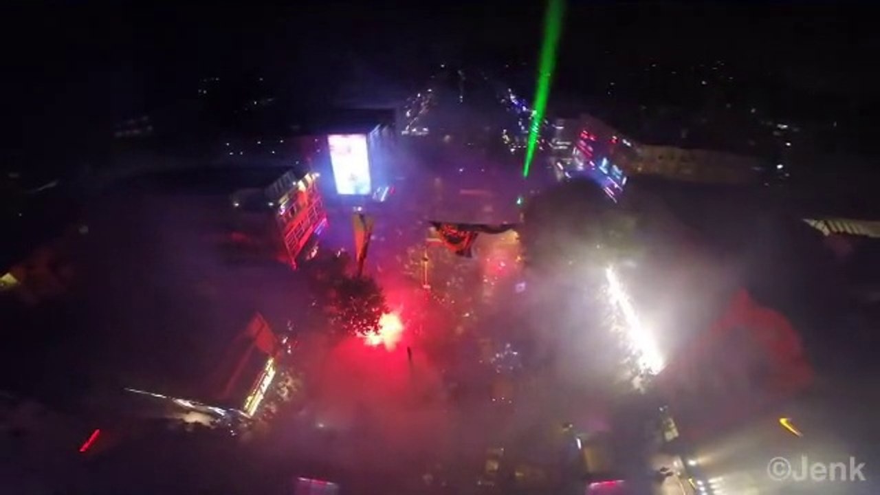 Havadan Çekimle Bağdat Caddesindeki Şampiyonluk Kutlamaları