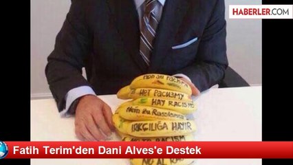 Fatih Terim'den Dani Alves'e Destek