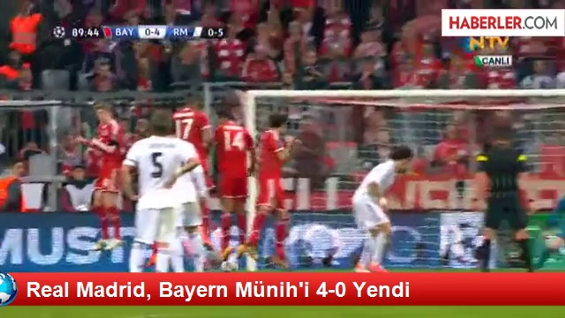 Real Madrid, Bayern Münih'i 4-0 Yendi - Dailymotion Video