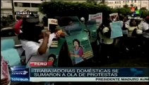 Trabajadores judiciales de Perú evalúan levantar huelga