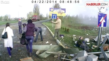 Gaz İstasyonunda Şiddetli Patlama