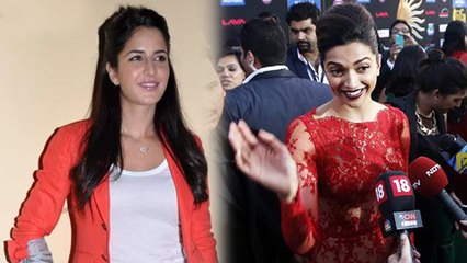 Deepika Padukone Walks Off When Asked About Katrina Kaif At IIFA 2014