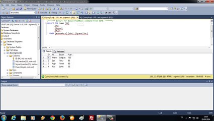 SQL Ders1