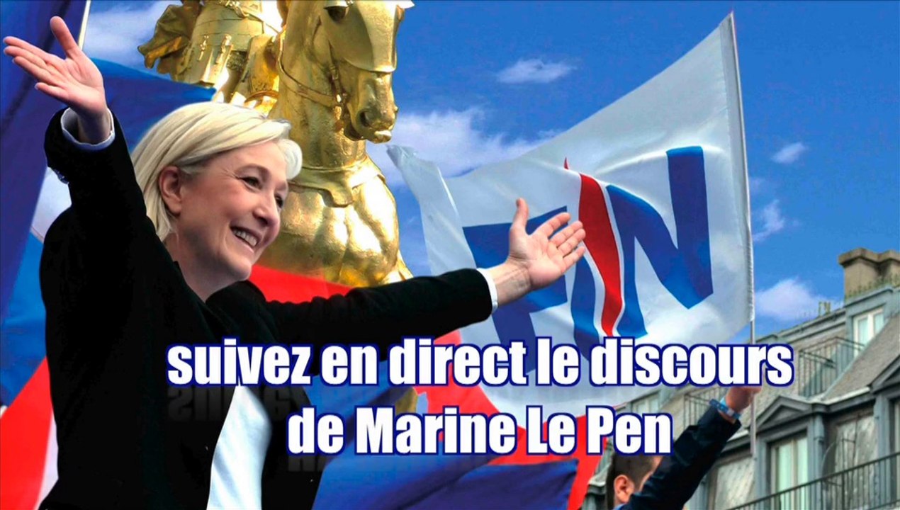 Marine Le Pen en direct le 1er mai 2014