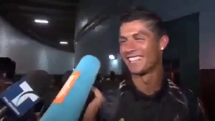 Concentrao? Coentrao!!! Cristiano Ronaldo corrected a journalist