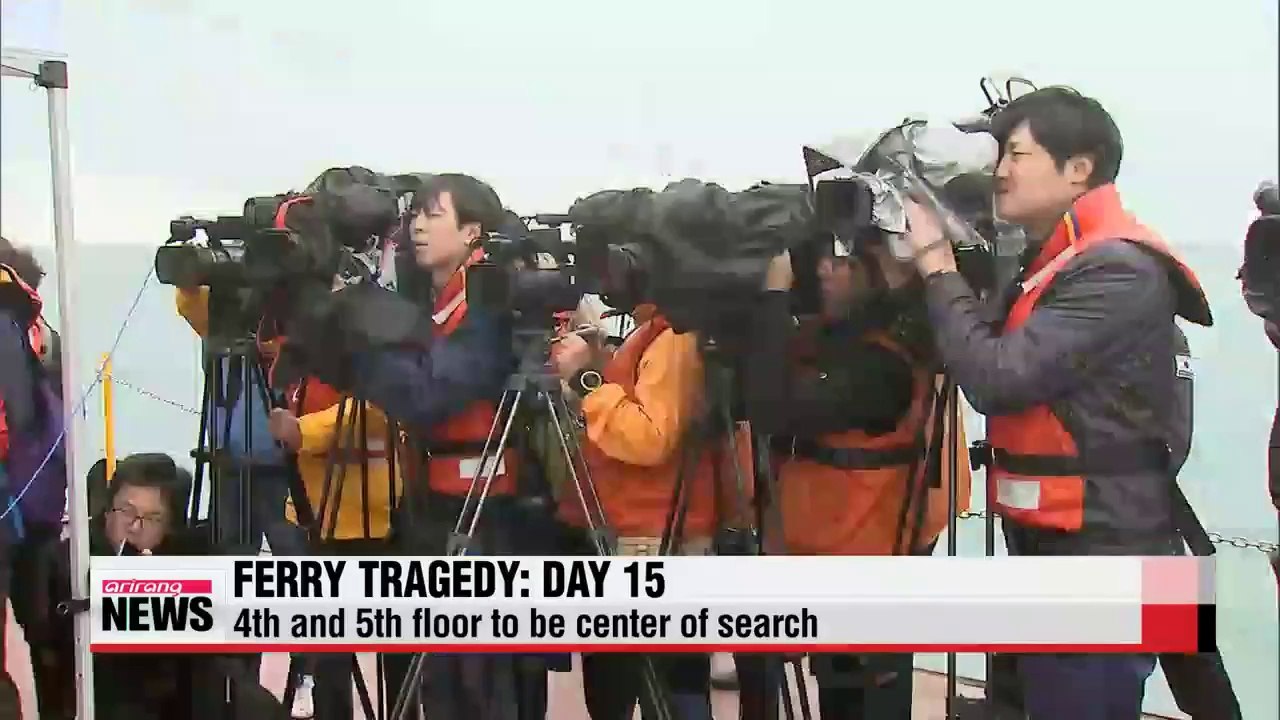 Sewol-ho ferry tragedy Day 15