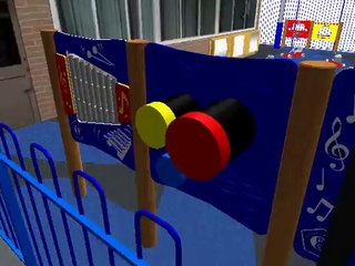 Wetpour, Music Panel, Timber Sandpit and Role Play Panel (Animation)