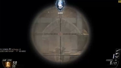 black ops 2 : triple kills (one shot) funny montage