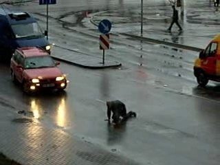 Crossing the road safely