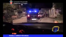 Foggia, 31 arresti per droga