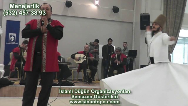 Sinan Topçu kocaeli dini düğün organizasyonu programı izmit ilahi grubu ve semazen ekibi izmit