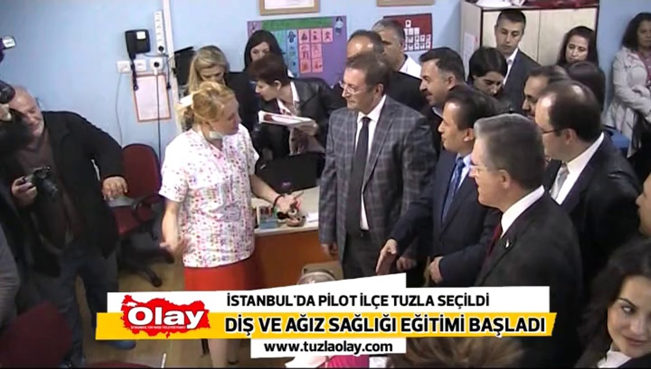 DİŞ VE AĞIZ SAĞLIĞI EĞİTİMİ TUZLA'DAN BAŞLADI
