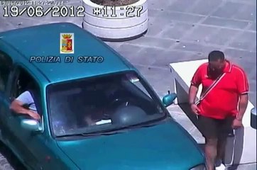 Adrano (CT) - Operazione Binario Morto - Il pusher in azione (29.04.14)