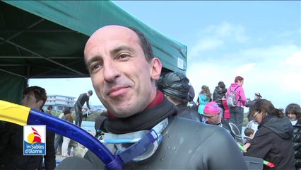 7ème traversée de la Baie des Sables à la nage avec palme