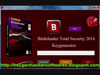 Bit Defender Total Security Keygen Generator 2014