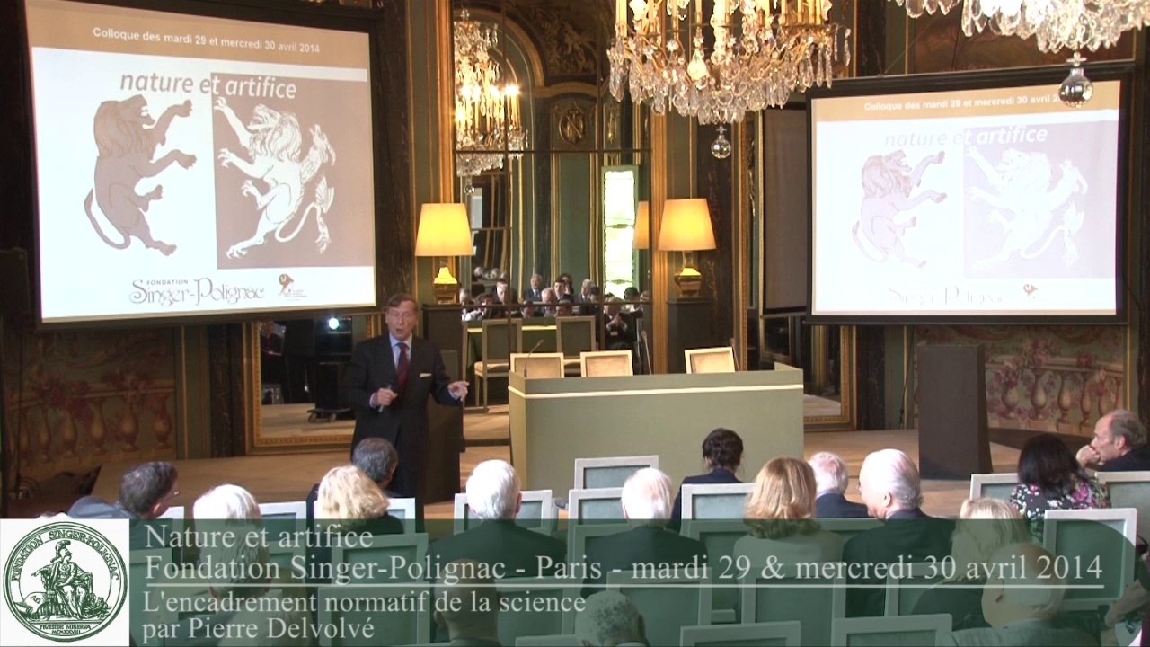 L'encadrement normatif de la science par Pierre Delvolvé, Académie des sciences morales et politiques