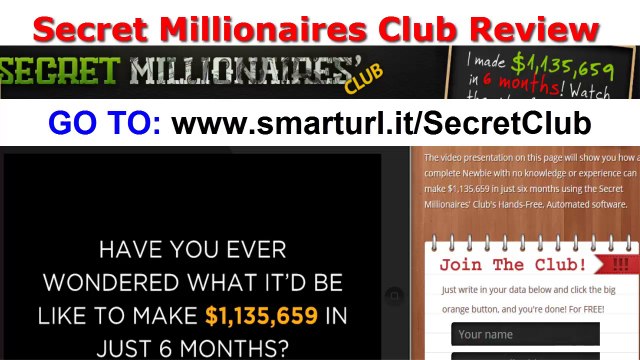The Secret Millionaires Club Review - Does The Secrets Millionaire Club Software App Really Work Is it Scam Or Legit Fully Automated Free Binary Options Trading Software For Auto Day Traders Online Reviews And Testimonial 2014