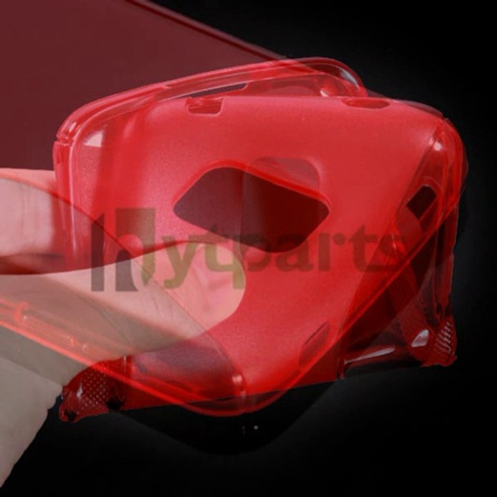 Hytparts.com-Slim Transparent S Line TPU Protective Case for Samsung Galaxy S5 V i9600