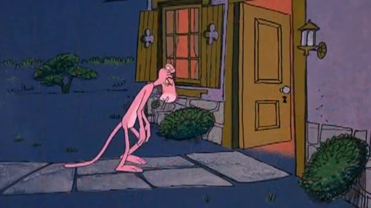 Pink Panther Cartoon - Pink of the night