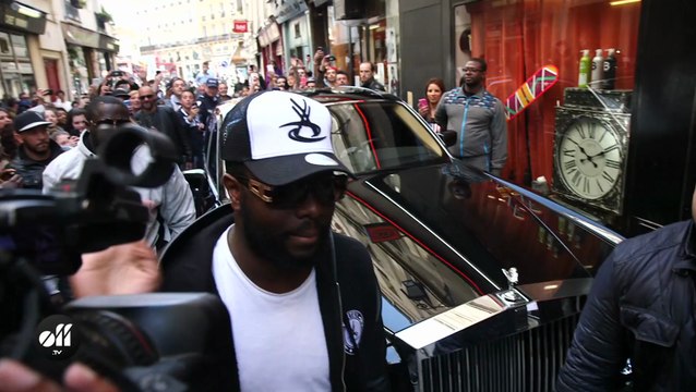 Maître Gims à l'inauguration de la boutique Vortex