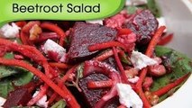 Beetroot Salad - Simple Healthy Homemade Vegetarian Salad Recipe By Ruchi Bharani