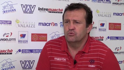 Point presse 29e journée Pro D2 Narbonne - ASBH Christophe Hamacek