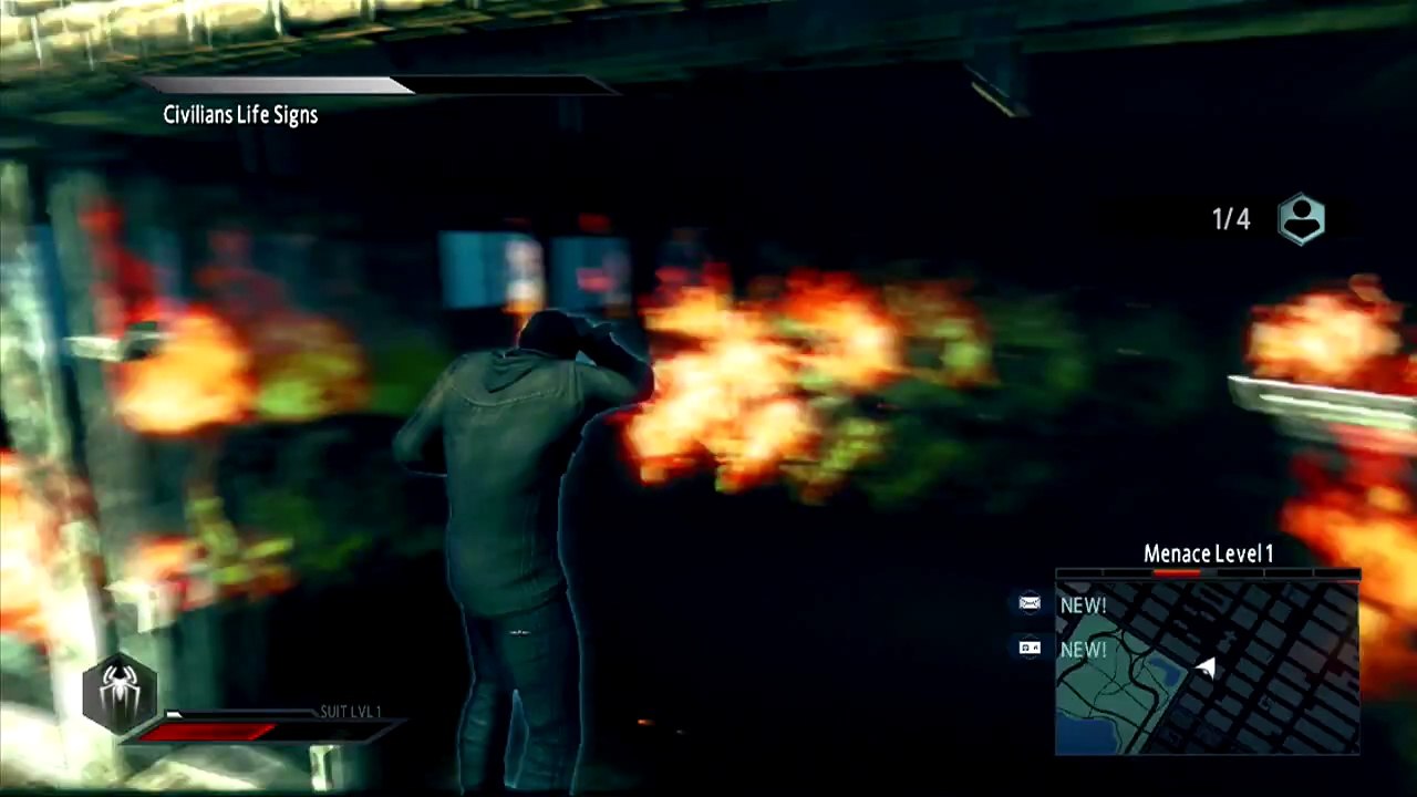 The Amazing Spider-Man 2 - Vigilante Suit Costume Gameplay (Free Roam)
