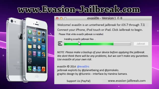 Comment jailbreaker iOS 7.1 sans ordinateur par Evasion