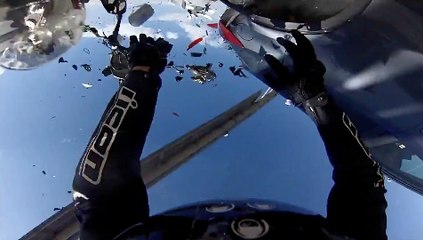 Insane violent motorcycle crash at 140 MPH